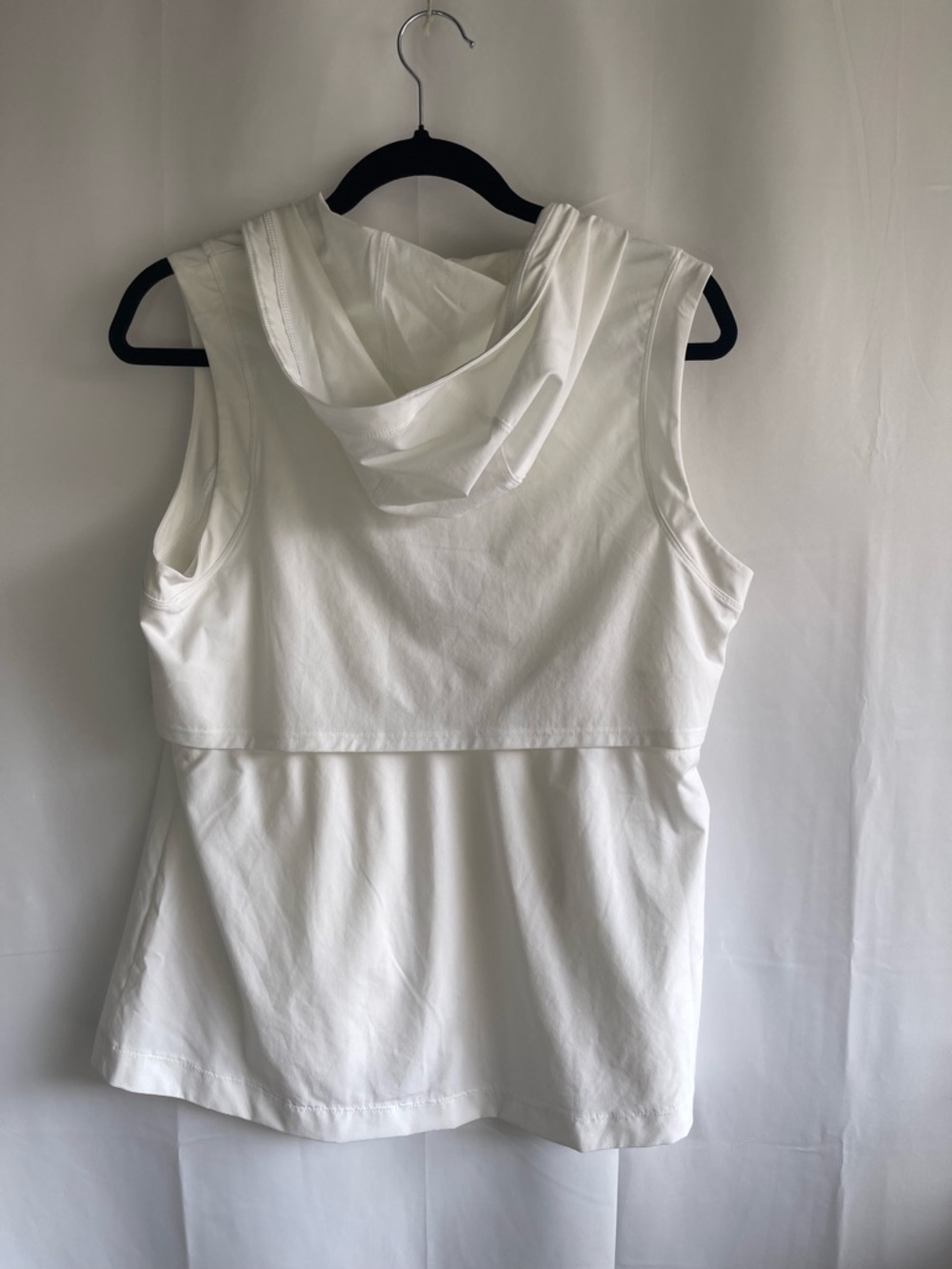 CALIA by Carrie Underwood White Athletic Hooded Vest - Picture 8 of 10
